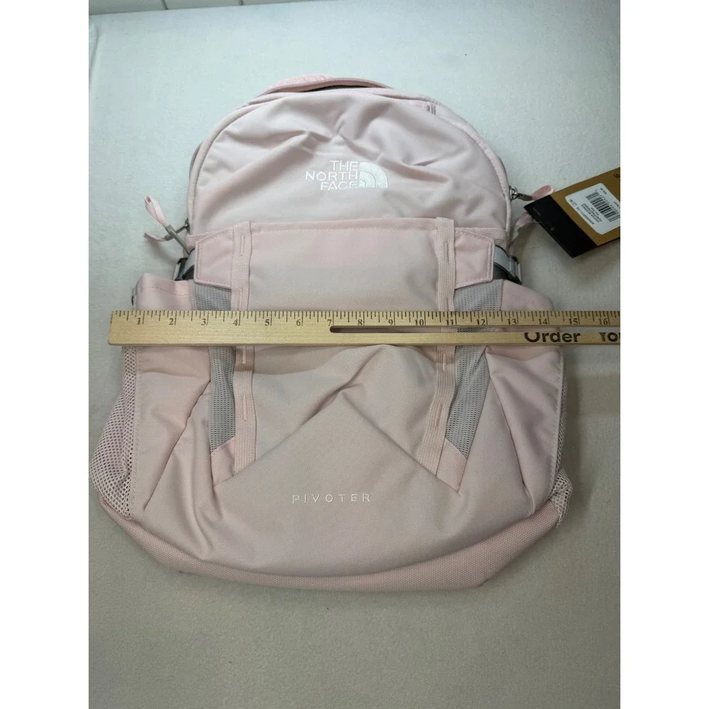 The North Face Pivoter Backpack Light Pink Laptop School Bag NWT